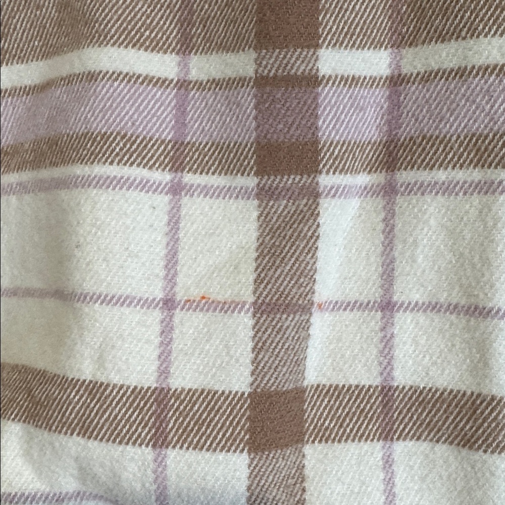 AEROPOSTALE Chunky Cute Plaid Button Down Shacket - Picture 9 of 9